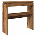 VidaXL Konzolový stolík Old Wood 80x30x80 cm Engineered Wood
