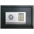 vidaXL Digitálny trezor so zámkom Tmavo šedá 35 x 25 x 25 cm Oceľ