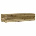 vidaXL Záhradný kvetináč 110x40x23 cm impregnovaná borovica