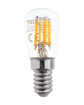 Dekoračná LED žiarovka FILAMENT Trixline 3W 360lm ST25 E14 teplá biela