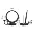 EMOS CITY RING-C500 prijímacia anténa DVB-T2, DAB, filtr LTE/4G/5G
