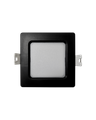 Q-57M LED panel 3W 330lm 4000K čierny - štvorcový prisadený Qtec