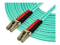 50/125 - Fiber Optic Cable - 40/100Gb - LSZH (450FBLCLC10) - Patch kábel - multirežim LC (M) do multirežim LC (M) - 10 m - 10 m - optické vlákno - duplex - 50 / 125 mikrón - OM4 - vodotesný - farba