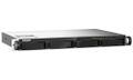 QNAP TS-435XeU-4G (2,2GHz, 4GB RAM, 4x SATA, 2x M.2 NVMe, 2x 2,5GbE, 2x 10GbE SFP+, malá hloubka) Sítové úložište NAS, 4x 2,5"/3,5" SATA III, quad-core 2,2GHz, 4GB DDR4, 2x LAN, 2x SFP+, 2x USB 3.0, 2x USB 2.0, 2x M.2 NVMe, 1U