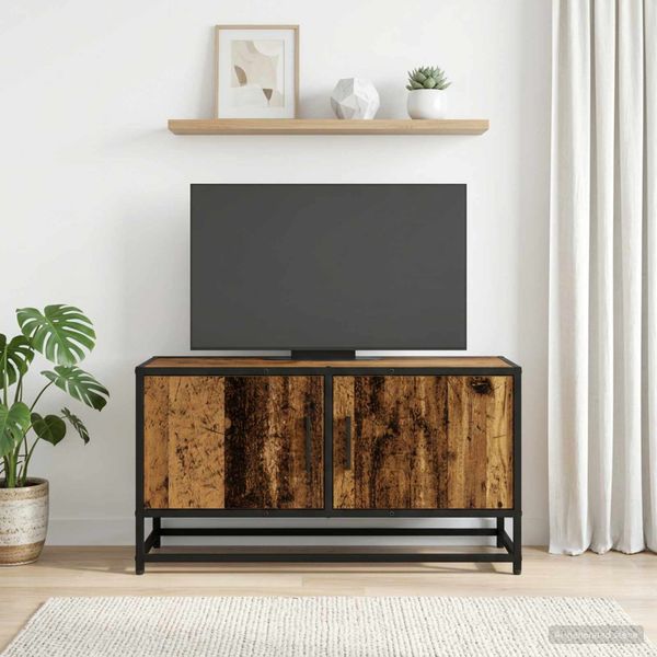 vidaXL TV skrinka 80 x 34,5 x 40 cm Staré drevo Kompozitné drevo