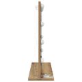 vidaXL Toaletné zrkadlo Sonoma dub 60 x 55 x 18 cm Obdĺžnikový