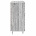 vidaXL Servírovacia skriňa Sivá sonoma 89 x 34,5 x 80 cm