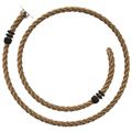 vidaXL Lezecké lano Hnedá Ø25 x 305 mm Nylón