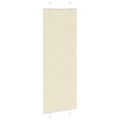 vidaXL plisovaná roleta krémová 80x200 cm Šírka látky 79,4 cm