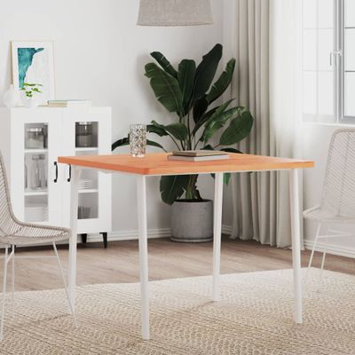 vidaXL Stolová doska 80x80x2,5 cm štvorcová masívny buk