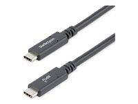 6 ft / 1.8m - 5A PD - USB-IF Certified - M/M - USB 3.0 5Gbps - USB C nabíjací kábel - USB Type C kábel (USB315C5C6) - USB kábel - USB-C (M) rovné do USB-C (M) rovné - USB 3.0 - 5 A - 1.8 m - podporuje 4K - čierna - pre P/N: DK30C2DAGPD, DK30C2HAGPD, SV211HDUC, SV221HUC4K