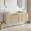 vidaXL Set kabinetov do kúpeľne 3 ks Dub sonoma 49,5 x 44,5 x 65 cm