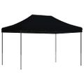 vidaXL Skladací pop-up párty stan čierny 410x279x315 cm
