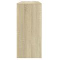 vidaXL Konzolový stolík, dub sonoma 100x35x76,5 cm, kompozitné drevo
