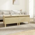 vidaXL Bočné stolíky 2 ks dub sonoma 50x46x35 spracované drevo