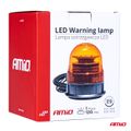 Výstražný maják W02M magnetický R65 R10 39LED 12/24V IP56 AMIO-02300
