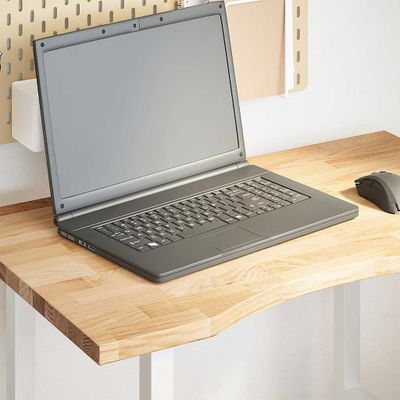 vidaXL Doska stolíka neošetrená 80x50x2,5 cm dubový masív obdĺžnikový