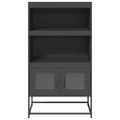 vidaXL Highboard Antracit 68x39x123 cm Oceľ