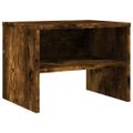vidaXL Nočné stolíky 2 ks dymový dub 40x30x30 cm spracované drevo