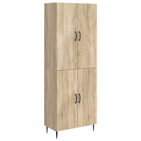 vidaXL Sada skríň 2 pcs 66 x 34,5 x 89,5 cm Kompozitné drevo