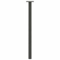 vidaXL Nohy ku konzolovému stolíku 4 ks, antracitové, 72 cm, oceľové