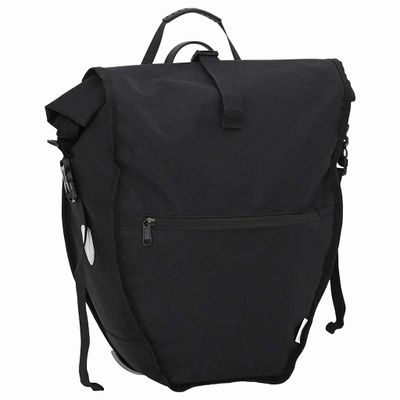 vidaXL Cyklistická taška Čierna 32,5 x 17 x 57 cm Polyester