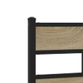 vidaXL Posteľný rám bez matraca dub sonoma 75x190 cm kompozitné drevo