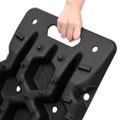vidaXL Trakčné dosky 2 ks čierne 107x31x7 cm nylon