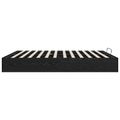 vidaXL Otomanový posteľný rám s úložiskom Čierny Dub 203 x 180 x 25 cm