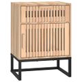 vidaXL Nočné stolíky 2ks čierne 40x30x55,5cm kompozitné drevo a železo