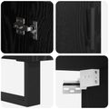 vidaXL Highboard 2 ks Čierny dub 69,5 x 34 x 180 cm