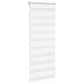 vidaXL Zebra roleta biela 60x100 cm šírka látky 55,9 cm polyester