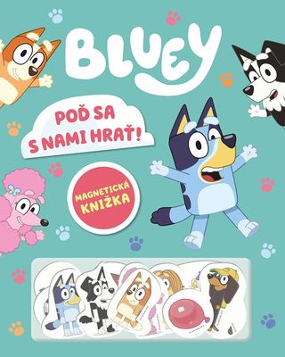 Bluey Magnetická knižka Poď sa s nami hrať
