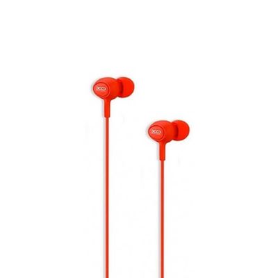 Káblové slúchadlá XO S6 jack 3,5mm červené