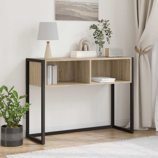 vidaXL Koncový stôl Sonoma 100 x 36 x 75 cm Kompozitné drevo
