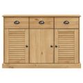 vidaXL Komoda so zásuvkami VIGO 113x40x75 cm borovicový masív