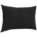vidaXL Vankúše na pohovku 2 pcs Čierna 60 x 40 cm Kordúrová tkanina