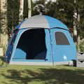 Rodinný stan vidaXL Igloo pre 6 osôb, modrý, vodeodolný