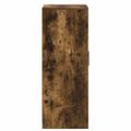 vidaXL Botník dymový dub 60x35x92 cm spracované drevo