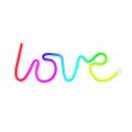 Neon LED RGB LOVE FLRN01 + RC Forever Light