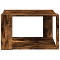 vidaXL Konferenčný stolík dymový dub 51,5x51,5x30 cm kompozitné drevo