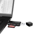 Rollei čítačka kariet 2-v-1 SD a microSD, SD, microSD, USB-A, USB-C, USB 3.0, OTG, 85 MB/s