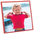 vidaXL Fotorámiky na stenu alebo stôl 5 ks červené 30x30 cm MDF