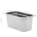 vidaXL Gastronádoby 4 ks, GN 1/3, 150 mm, nehrdzavejúca oceľ