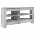 vidaXL RohováTVskriňa 102 x 40,5 x 45 cm Betónová šedá