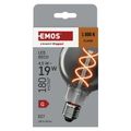 LED žiarovka DECO SMOKED G95 / E27 / 4,5 W (19 W) / 180 lm / flame