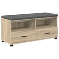 vidaXL Predsieňová lavica Sonoma dub 100 x 38 x 46 cm