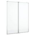 vidaXL Magnetická biela tabuľa skladacia 80x100x1,7 cm hliník