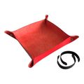 Kožený rolovací Dice Tray farebný