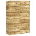 vidaXL Záhradná kôlňa na náradie 123x45x171 cm impregnovaná borovica